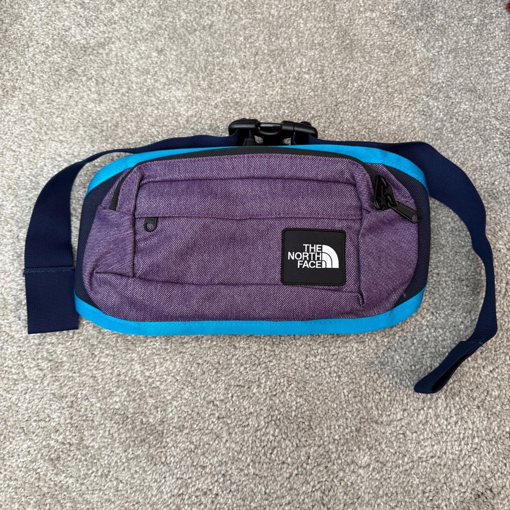 The North Face Coaster Waist Hip Bag Outdoors Biking Purple Blue